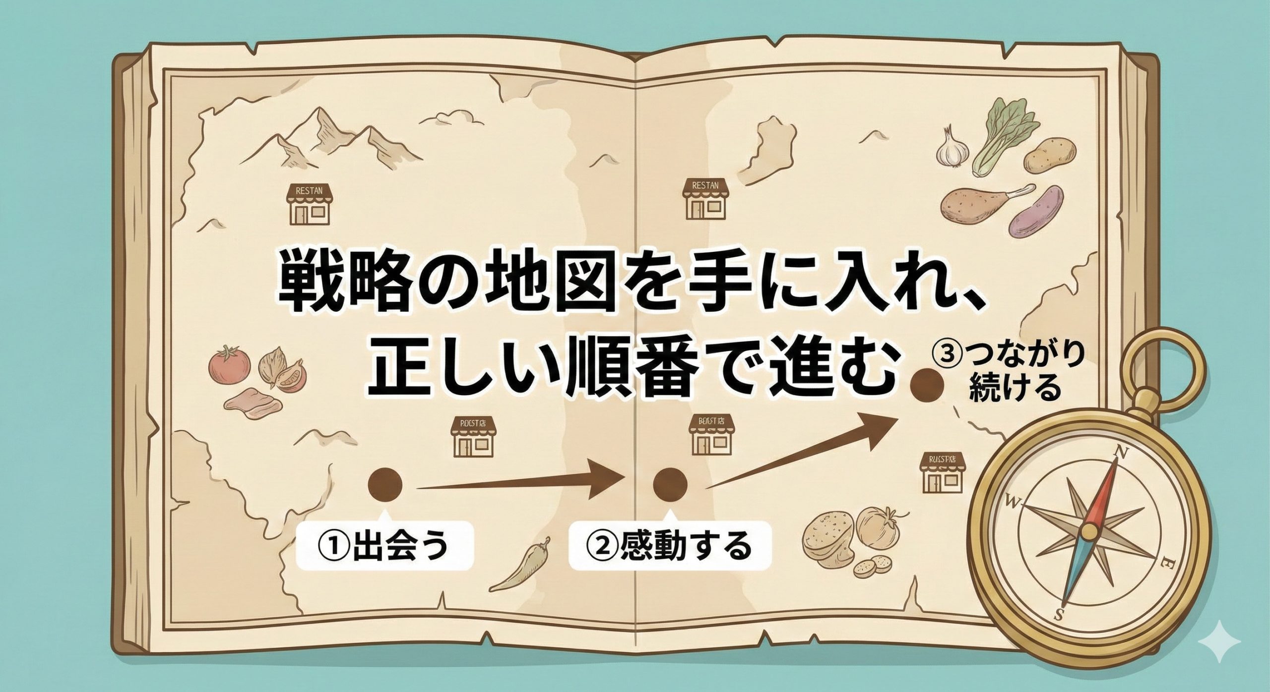 忙しい飲食店でも実践できる口コミ返信の効率化 - 図解イラスト