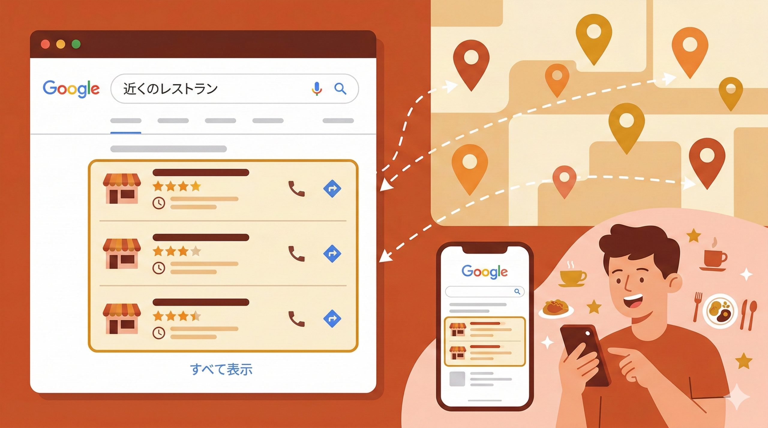 ローカルパックの表示条件を理解するための基礎知識 - 図解イラスト
