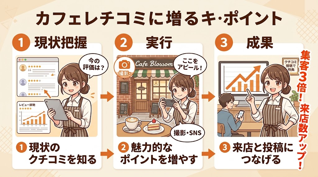 カフェならではの口コミポイントを押さえよう