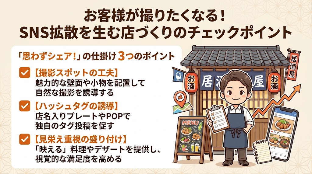 フォトスポット設置で口コミを自動化する