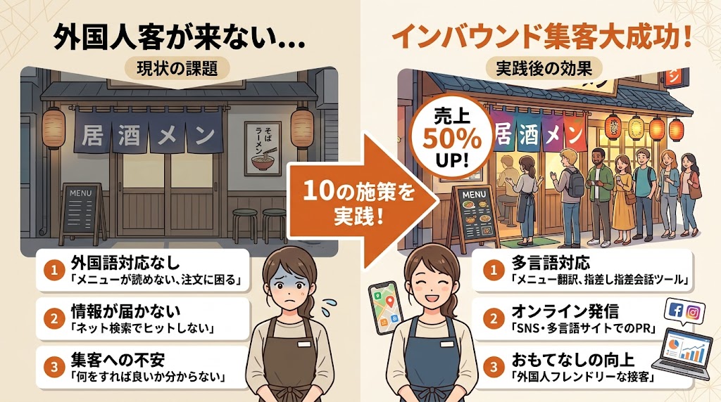 飲食店が今すぐ実践すべき外国人集客施策10選