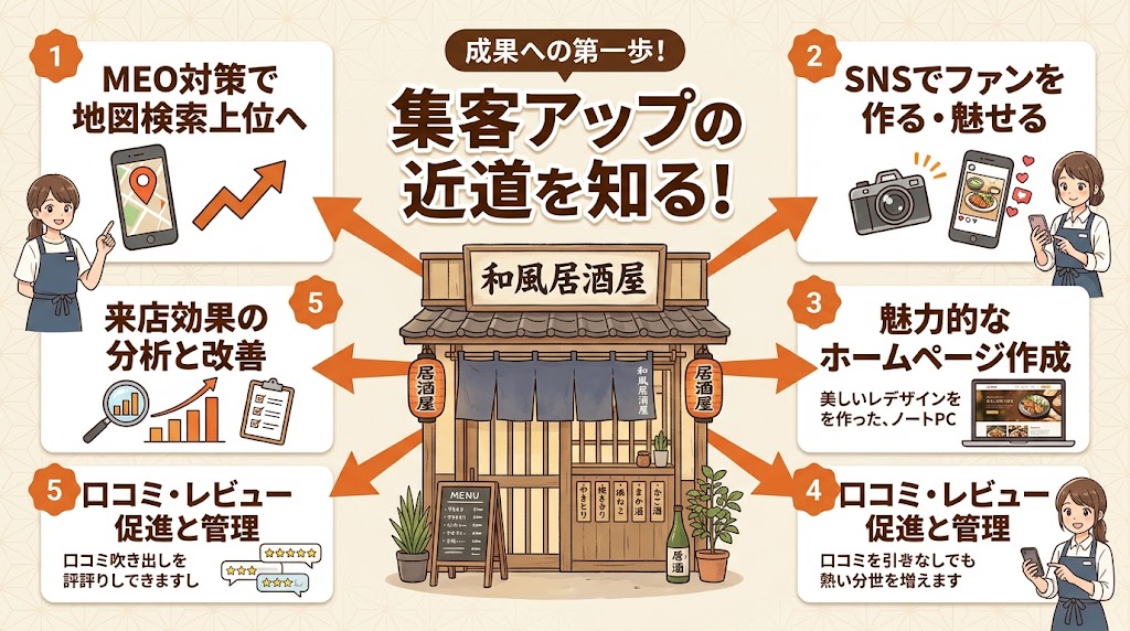 CTA:飲食店の集客でお困りなら、まずは無料相談から
