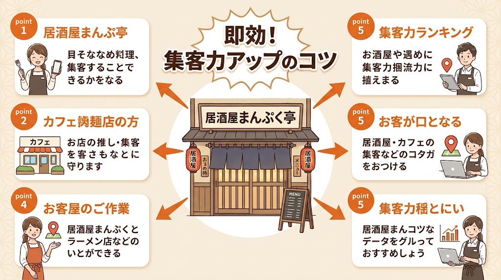 【即効性あり】今すぐ実践できる飲食店集客アイデア10選
