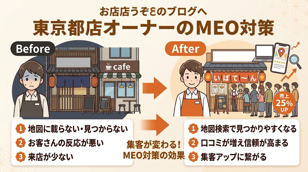 MEO対策とは?東京の飲食店経営者が知るべき基礎知識