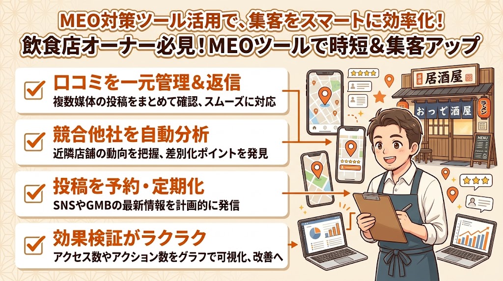 MEO対策ツールを活用して効率化する方法