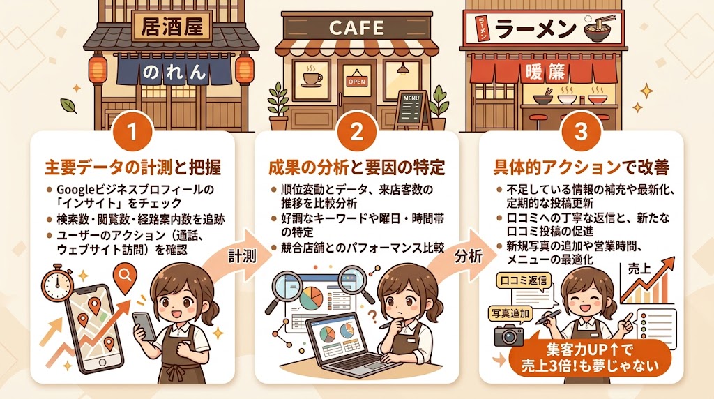 MEO対策の効果測定と改善方法