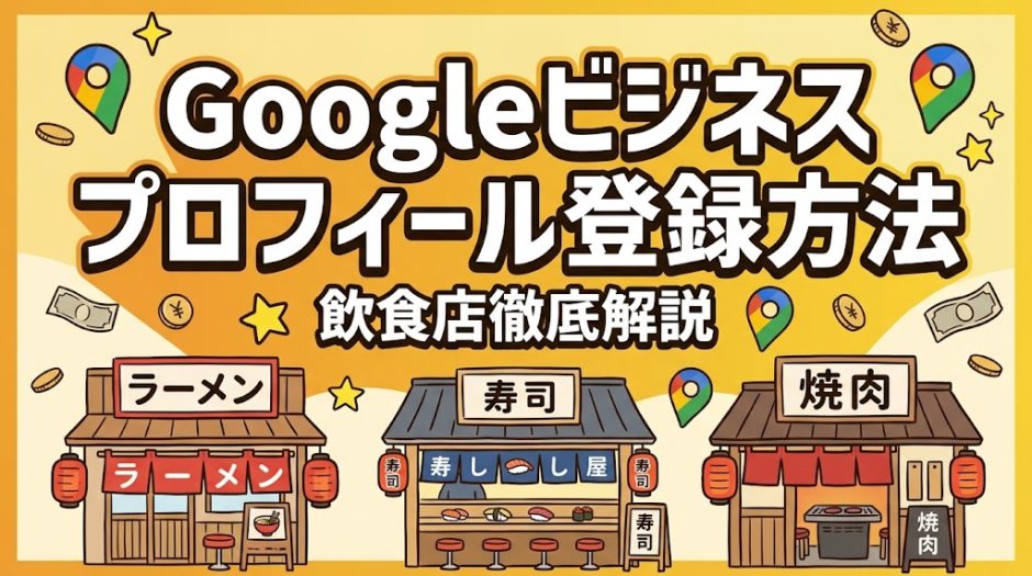 Googleビジネスプロフィール登録方法｜飲食店向け完全手順