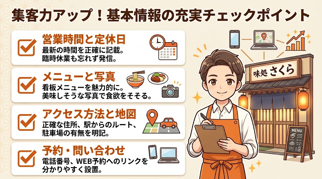 【ステップ4】基本情報を充実させる