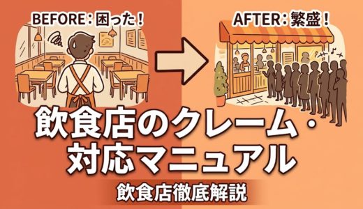 飲食店のクレーム対応マニュアル｜基本手順から口コミ対策まで完全解説