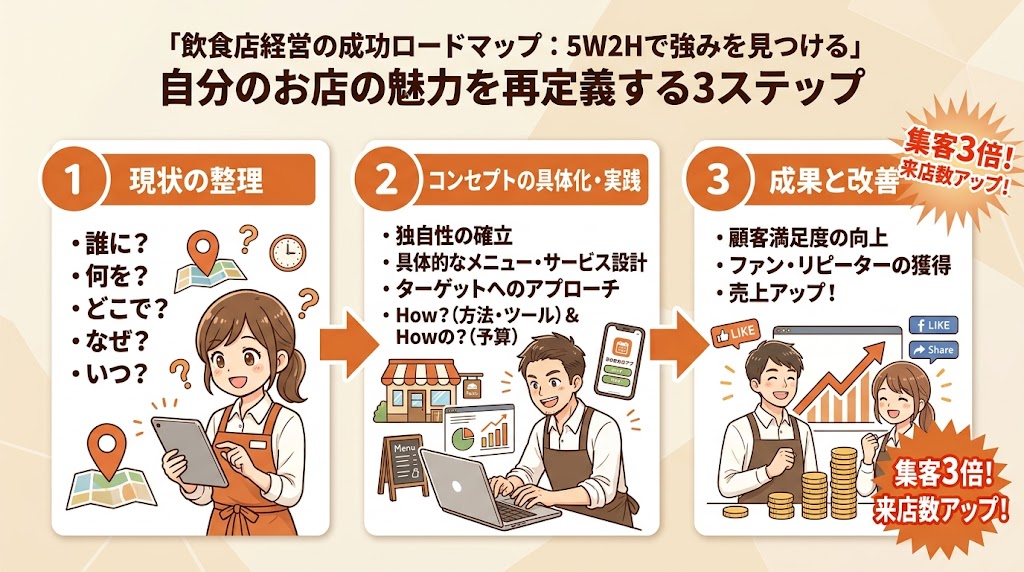 5W2Hで組み立てるコンセプト設計の全体像