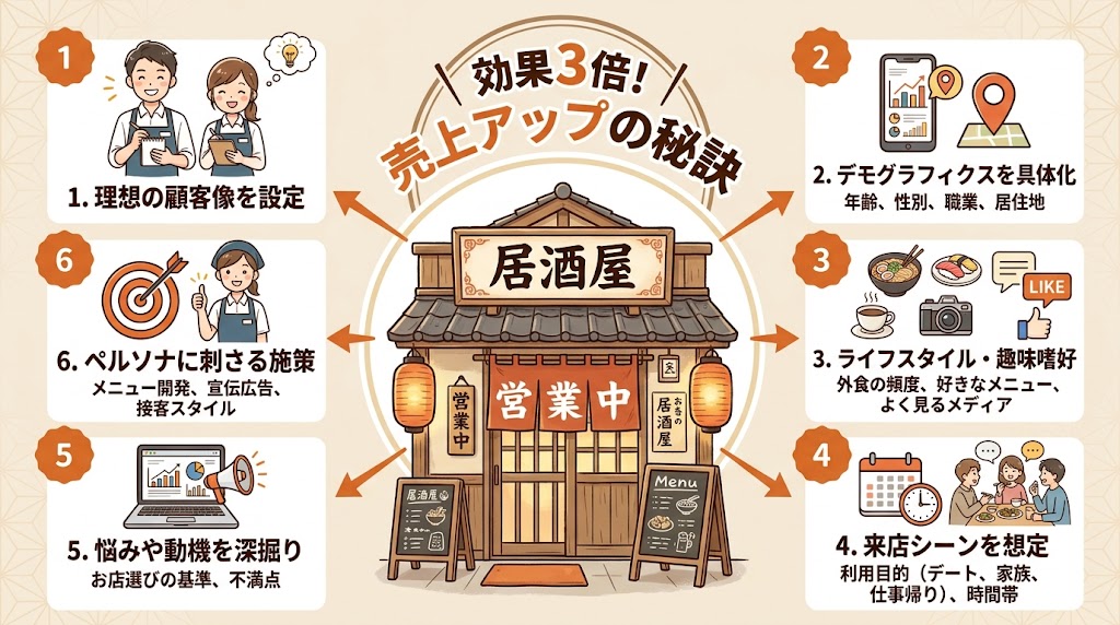 ターゲット設定の具体的方法|ペルソナで顧客像を明確にする