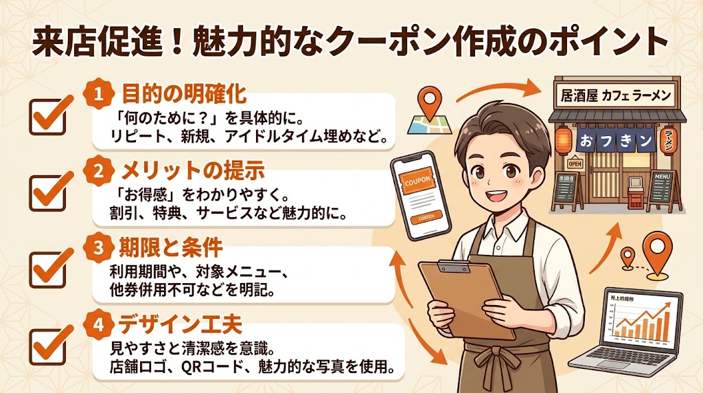 クーポンの作り方・デザインのコツ