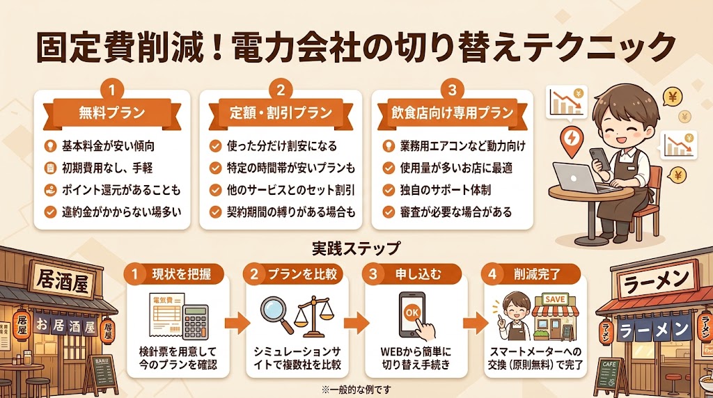 電力会社の切り替えで年間数万円削減する方法