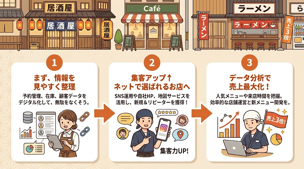 DX導入ロードマップ|優先順位と3つのステップ