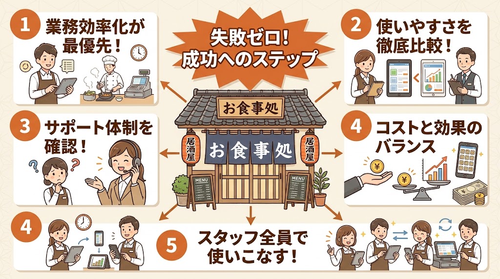 DXツール選定で失敗しないための5つのチェックポイント