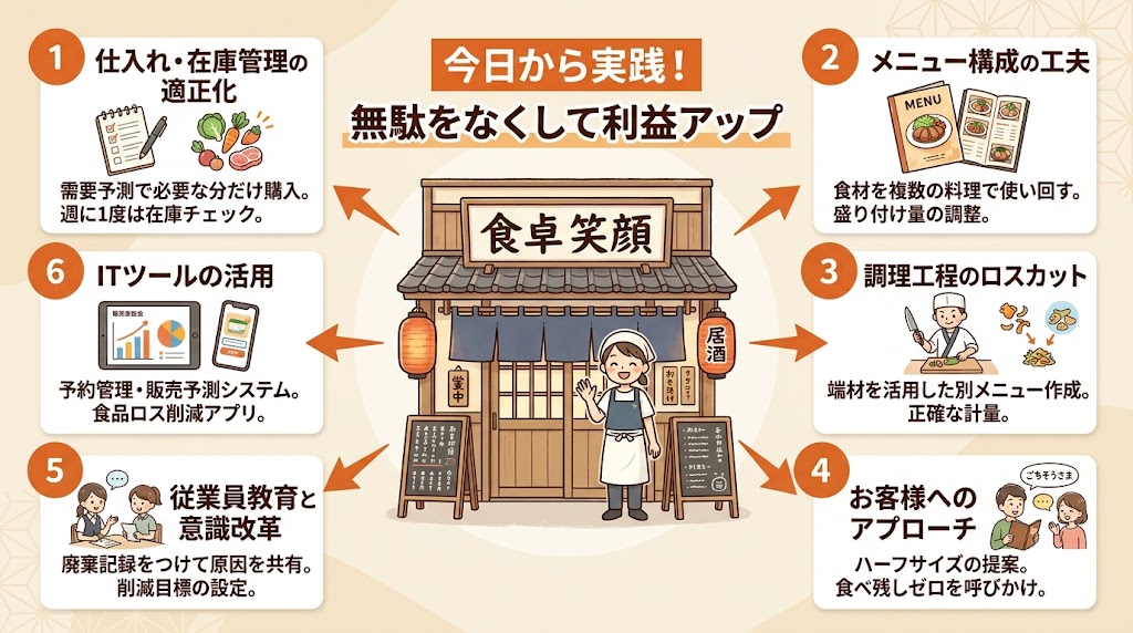飲食店のフードロス削減方法10選|今日から実践できる具体策