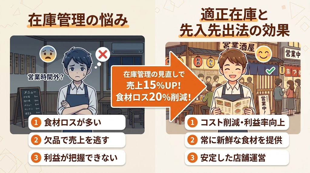 在庫管理の基本|先入先出法と適正在庫の実践
