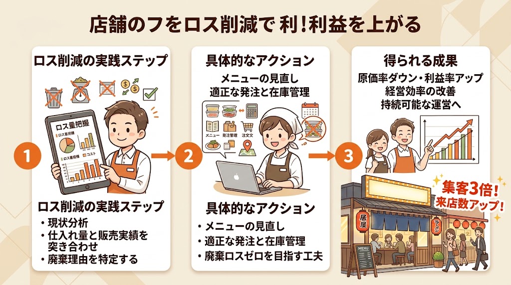 まとめ:フードロス削減は利益改善の最短ルート
