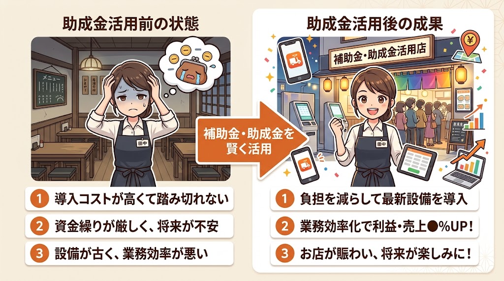 補助金・助成金を活用して導入コストを抑える