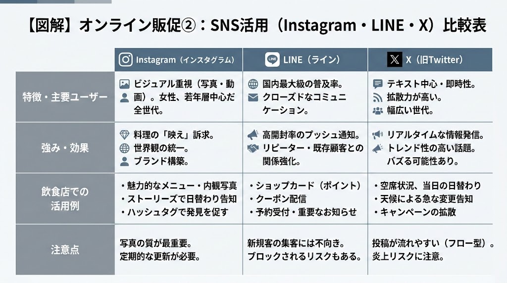 SNS活用の図解