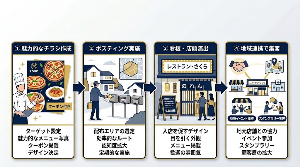 オフライン販促の図解