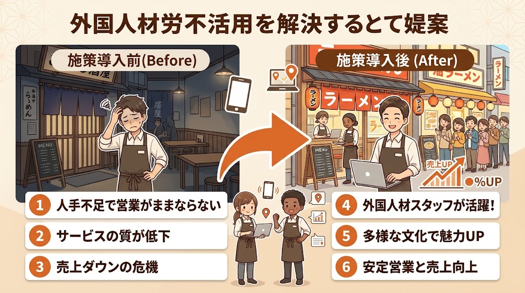 外国人材の活用で人手不足を根本的に解消する