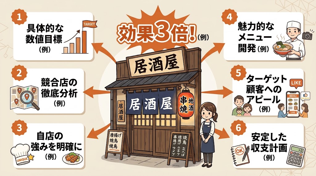 採択率を上げるコツ|事業計画書の書き方