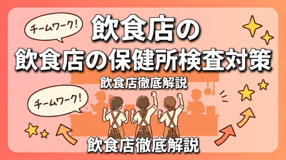 飲食店の保健所検査対策｜立入検査の準備と注意点