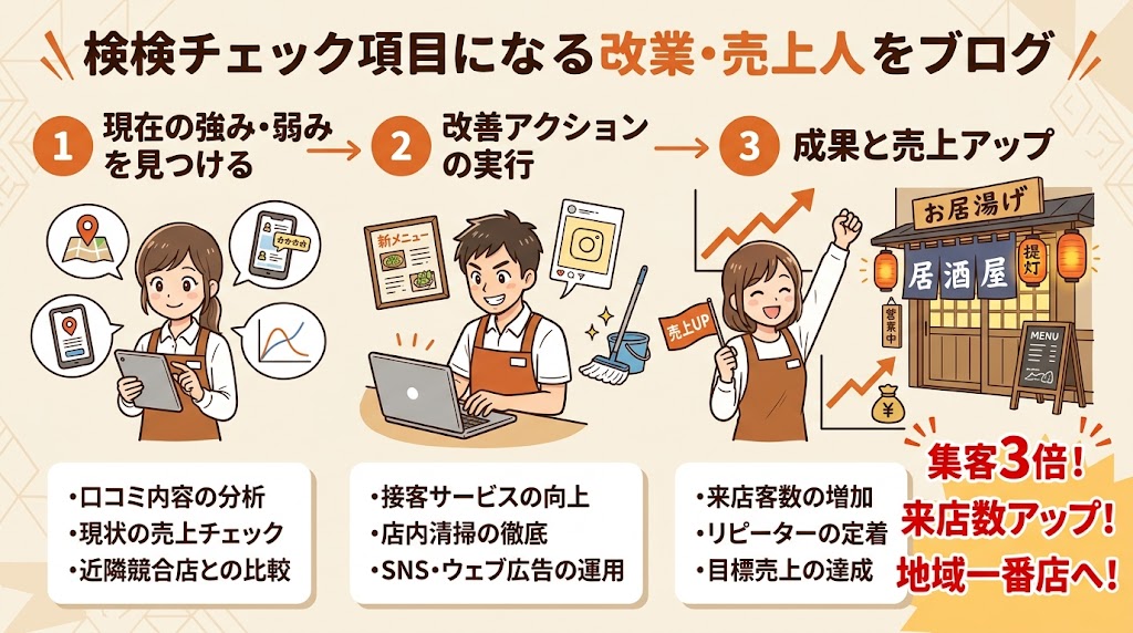 検査でチェックされる主要項目一覧