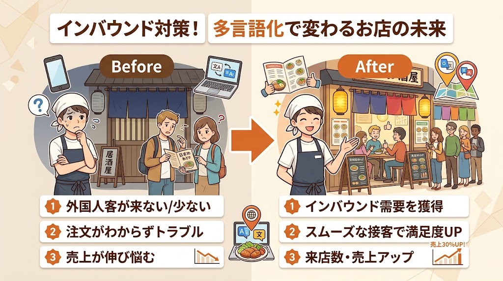 多言語メニューの作り方と実践ポイント