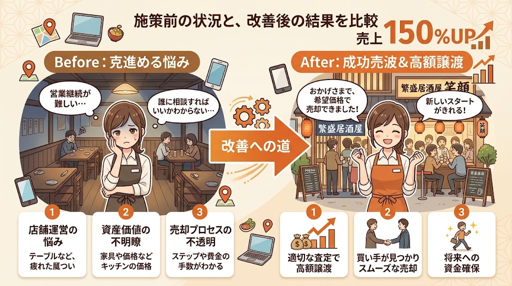 居抜き売却の相場|造作譲渡料はいくらになるのか