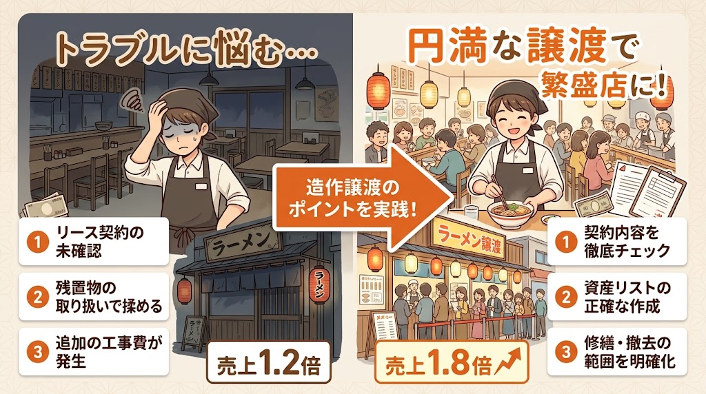 造作譲渡契約の注意点｜トラブルを防ぐ5つのポイント