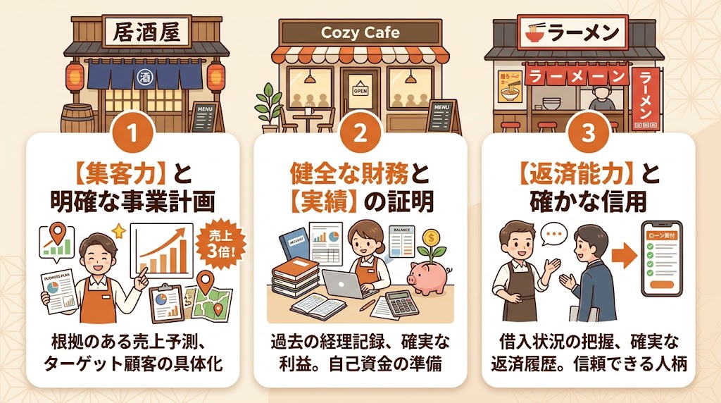 融資審査で見られるポイントと失敗パターン