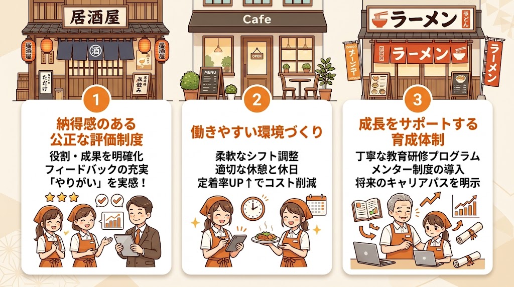 離職率を改善する定着戦略|辞めない職場の作り方