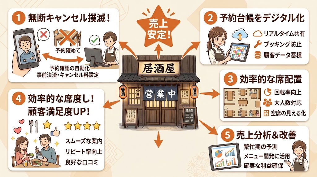 無断キャンセル対策と予約管理|売上の取りこぼしを防ぐ