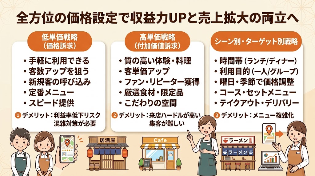 まとめ:全方位の価格戦略で利益を守り、売上を伸ばす