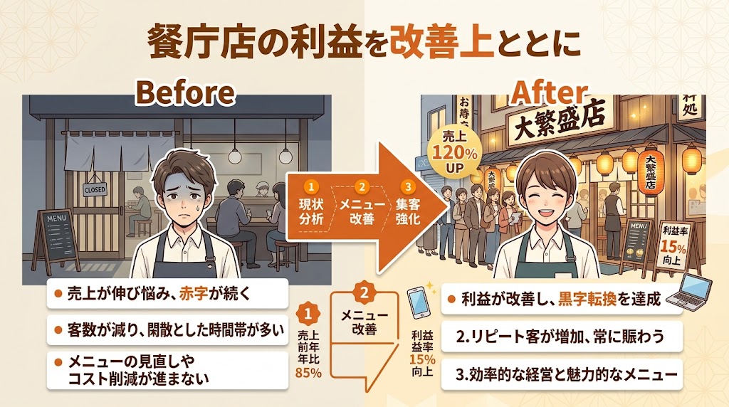 飲食店の利益改善ロードマップ|段階的に取り組むべきこと