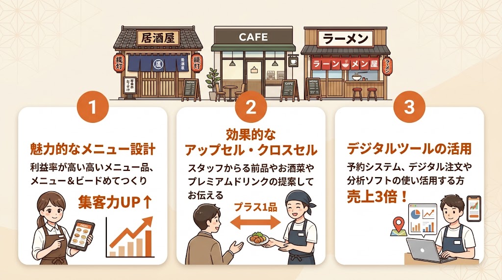 まとめ：客単価アップは「仕組み」で実現する