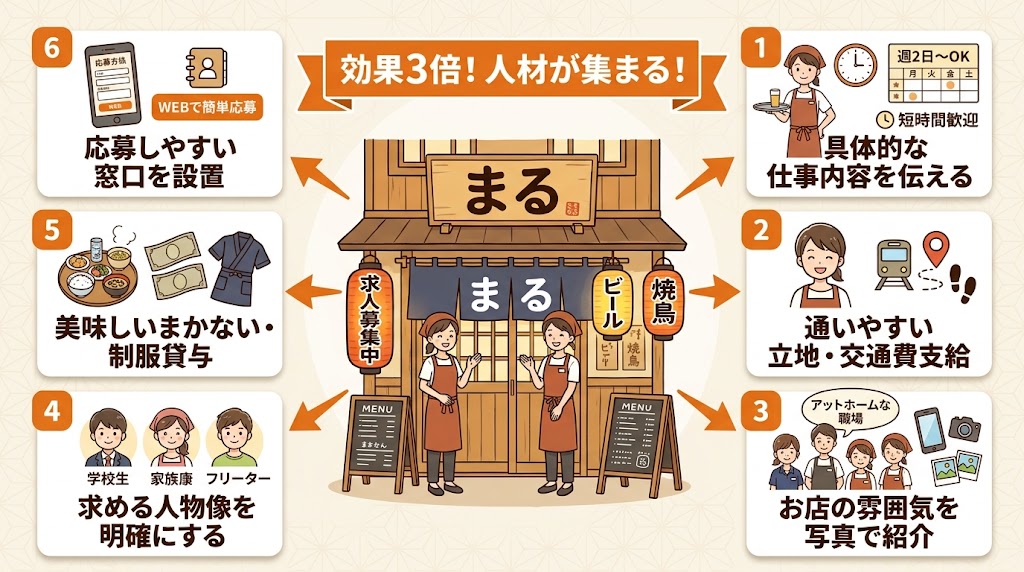 コピペで使える飲食店求人広告テンプレート3選