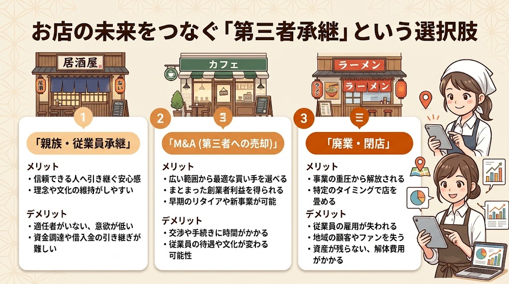 後継者不在問題とM&Aの活用|第三者承継という選択肢