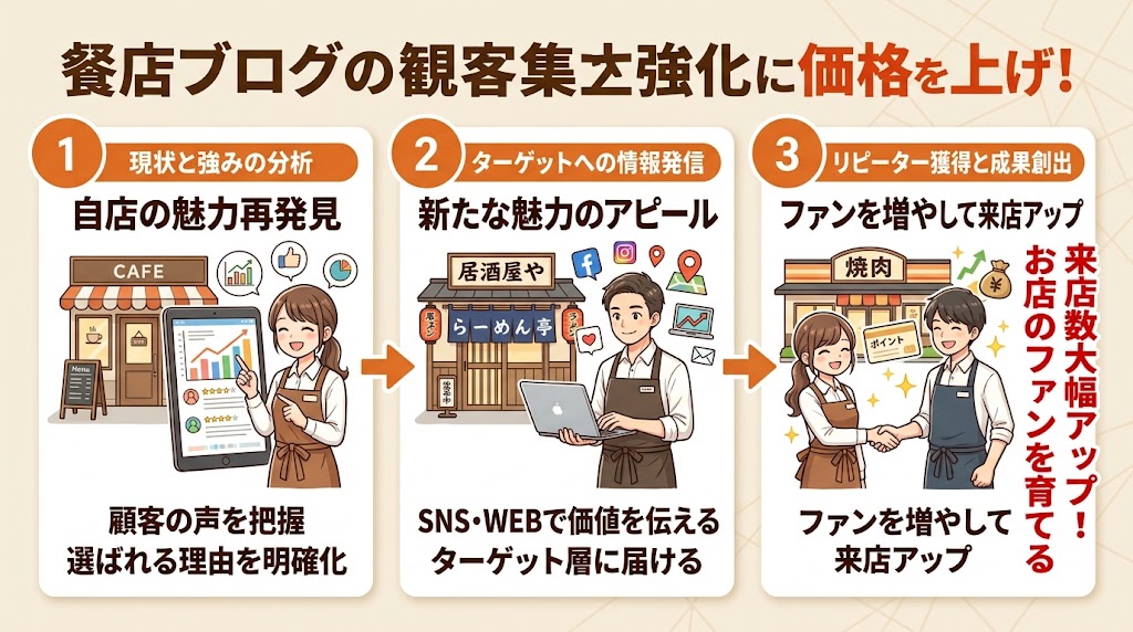 値上げと同時に取り組むべき集客強化策
