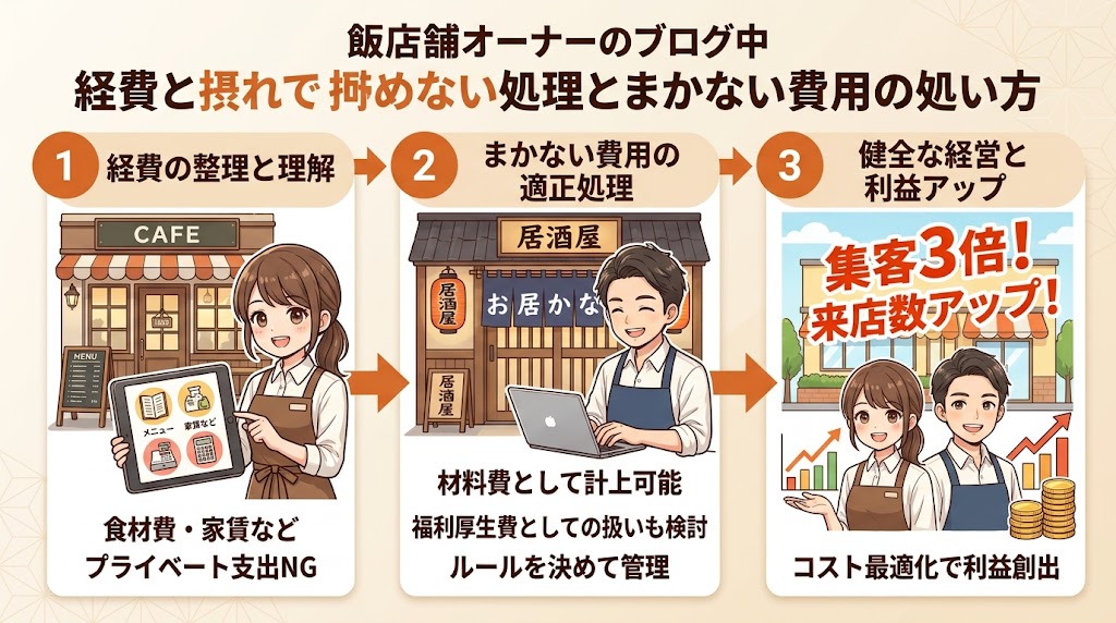 経費にできるもの・できないもの一覧とまかないの処理方法