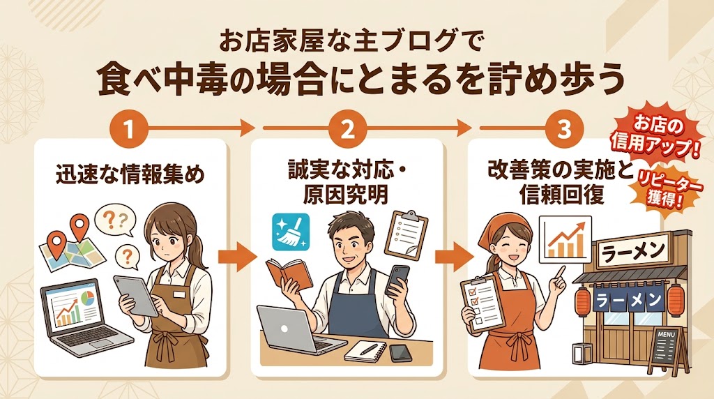 食中毒が発生した場合の対応フロー|迅速な初動が被害を最小化する