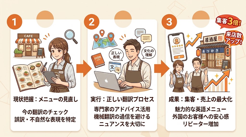 料理名の翻訳で失敗しないための5つのコツ