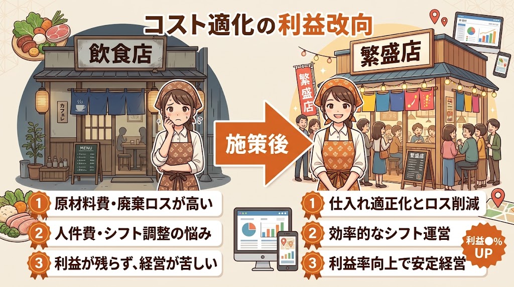 コスト最適化で利益率を改善する