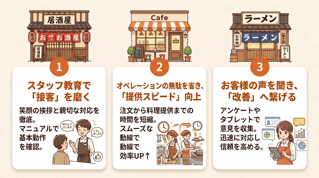 低評価を未然に防ぐオペレーション改善策