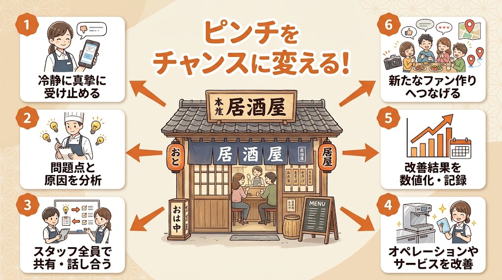 まとめ：悪い口コミは改善のチャンスに変えよう