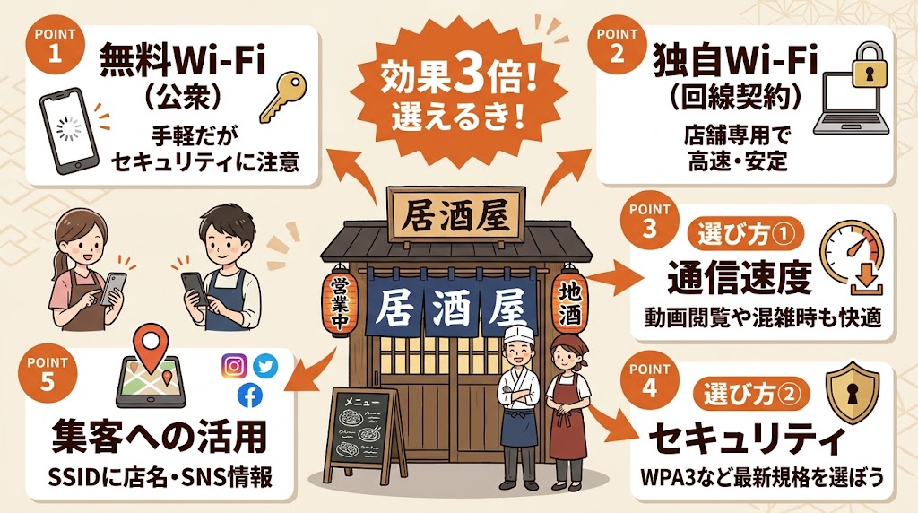 Wi-Fiの種類と選び方