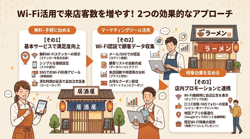 Wi-Fiを集客に活かす実践テクニック