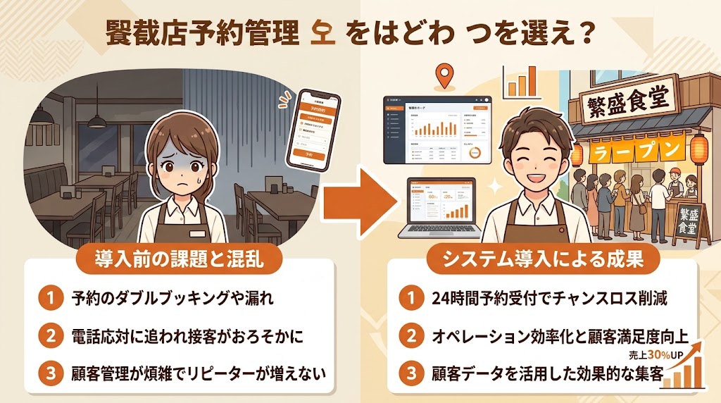 予約管理システムの種類と選び方